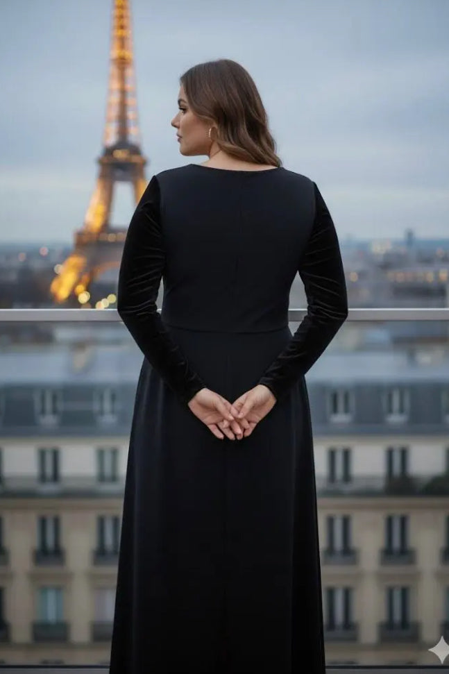 The Nadia long evening dress