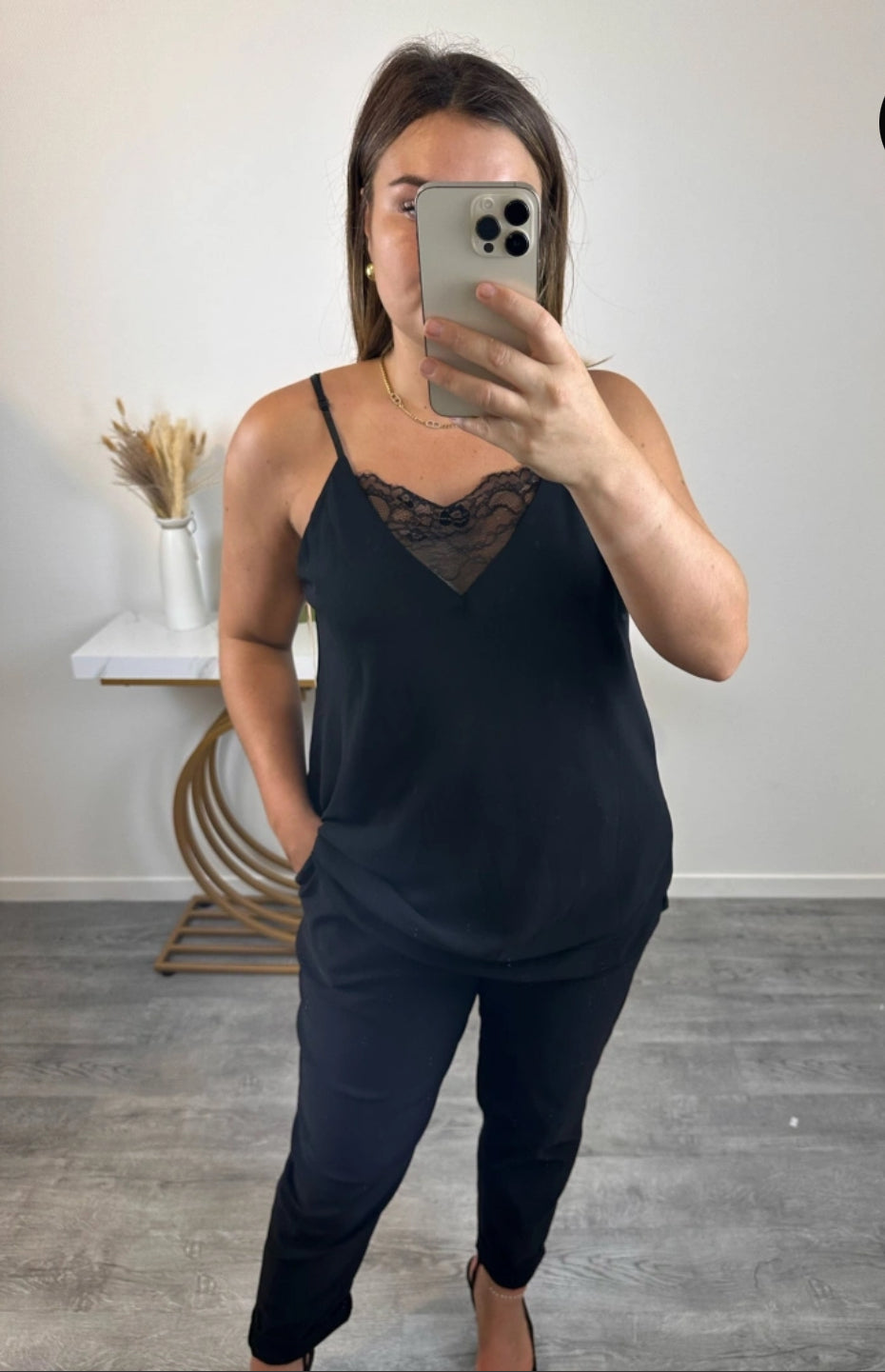The Phoenix Lace Cami (plus size)