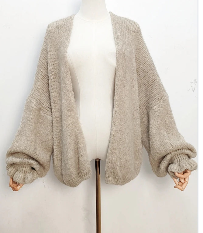 Romance π detail sleeve cardigan