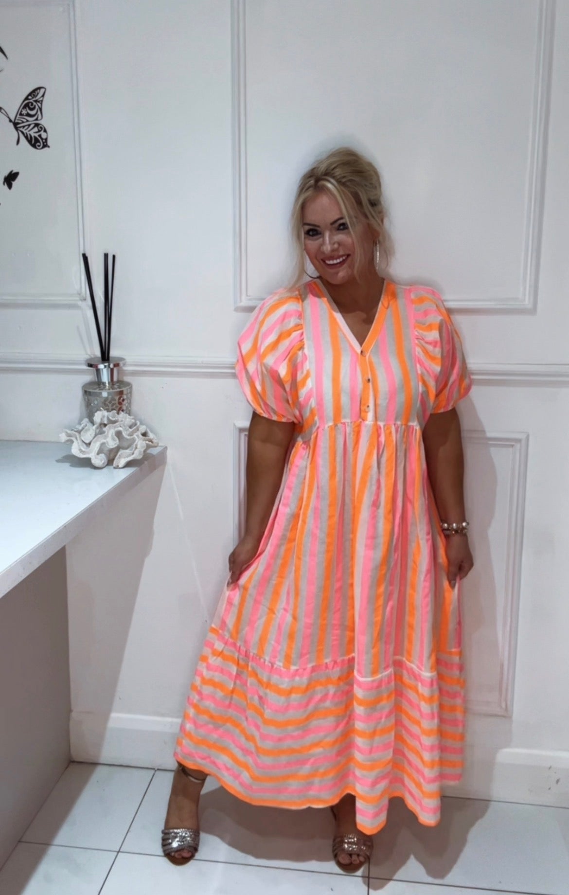 The Sadie ( pink & orange )