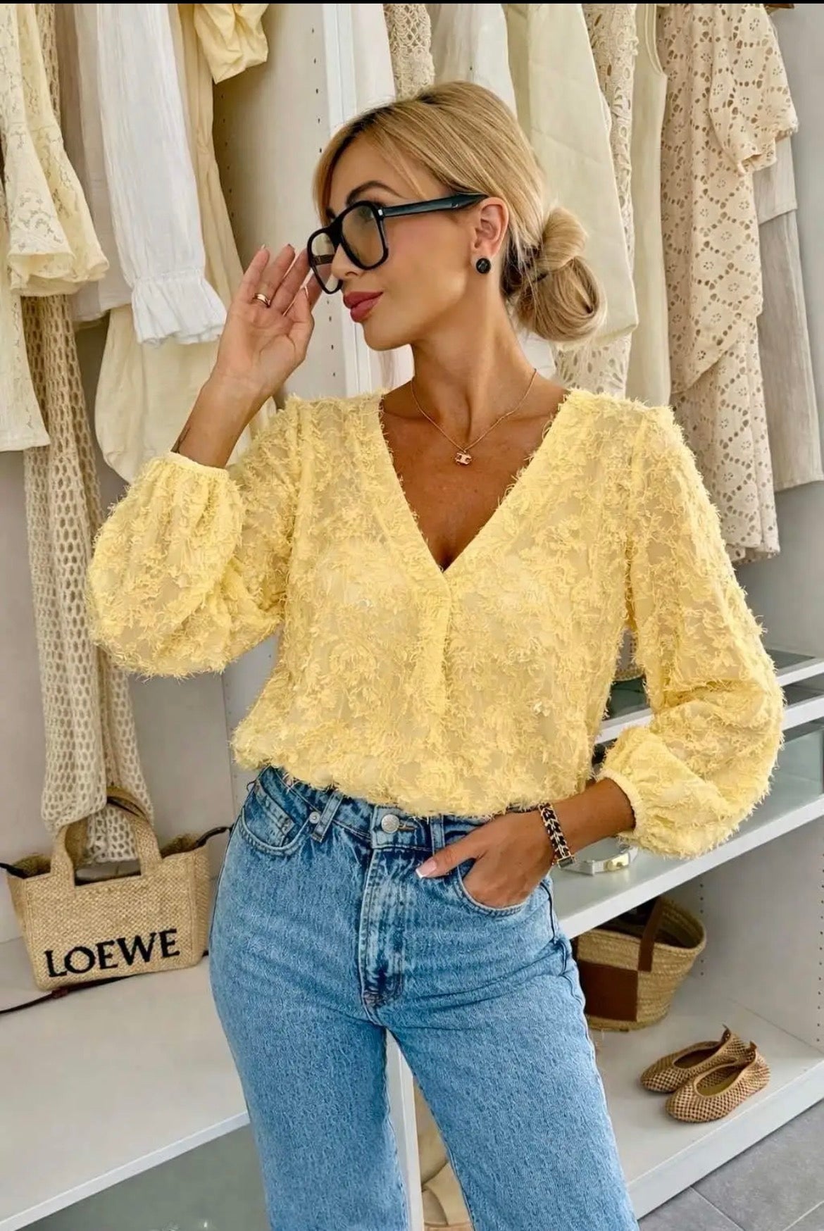 The Jessie Blouse (yellow)