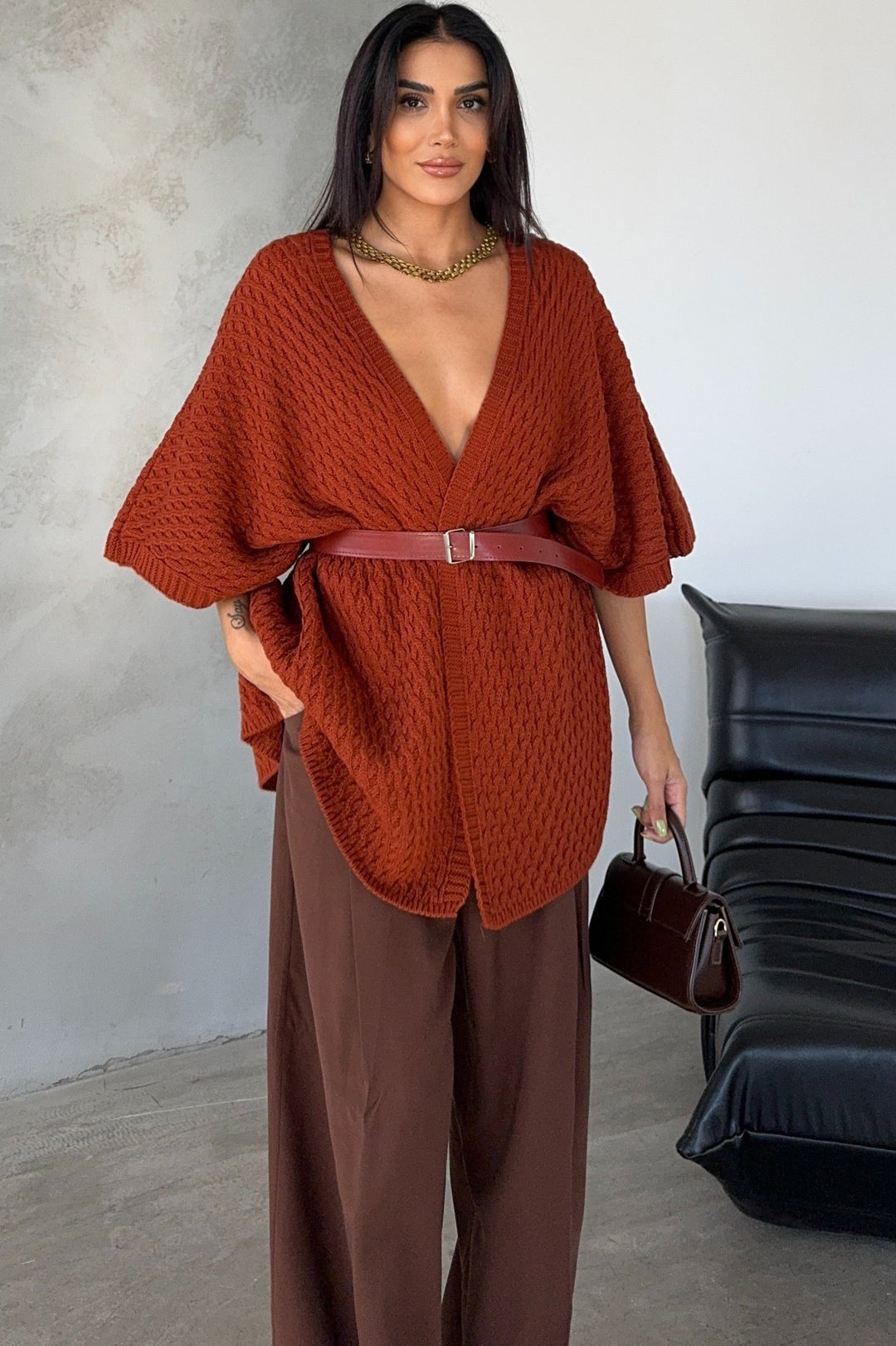 Betty wrap over style cardigan