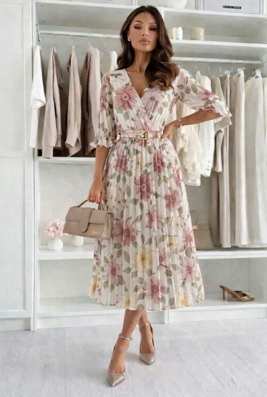 The Roisin Dress (pink )