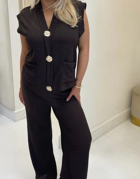 The Claudia Co-ord Chocolate Brown
