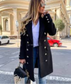 The Ruby Vintage Style Coat (black)