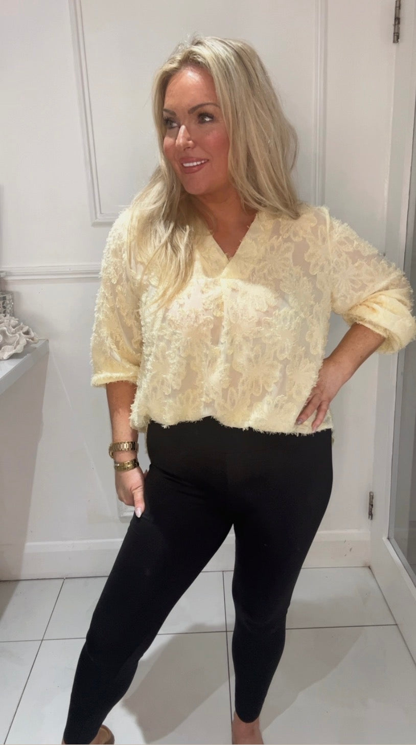 The Jessie Blouse (yellow)