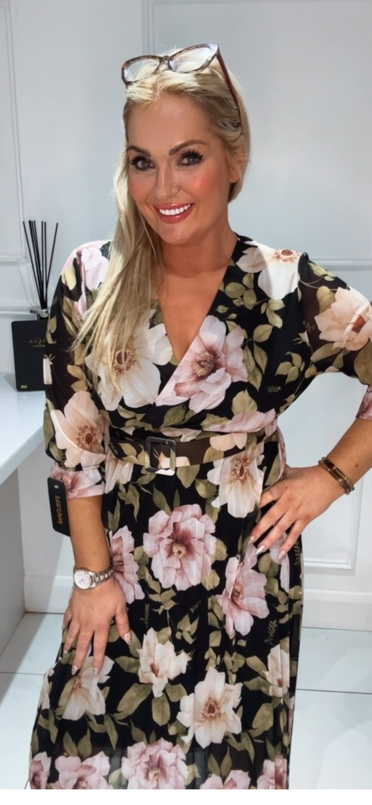 The Roisin Dress (black)