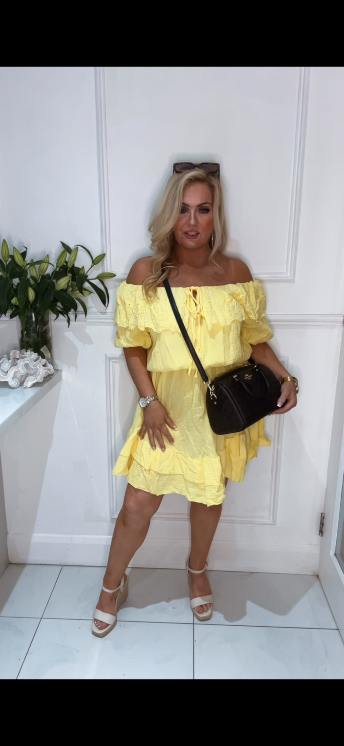 The Ludavika Dress (yellow)