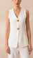The Kerrie Waistcoat (off white )