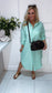 The Arla Shirt Dress ( Green )