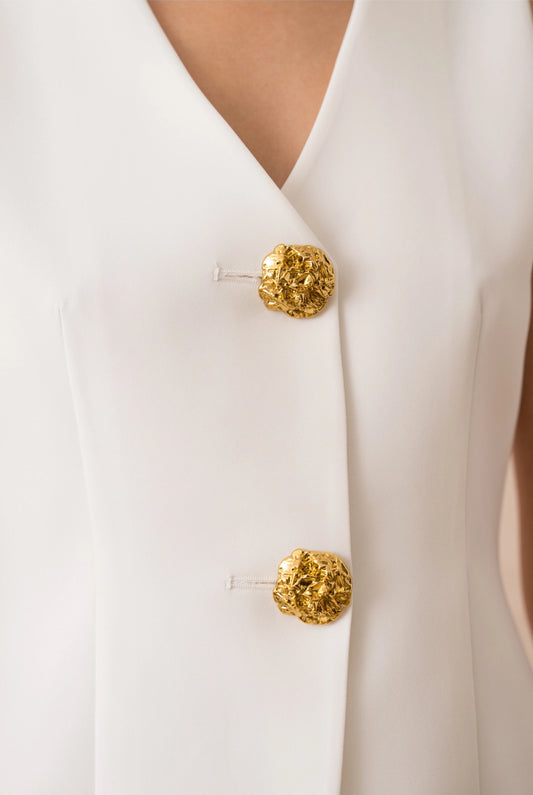 The Kerrie Waistcoat (off white )