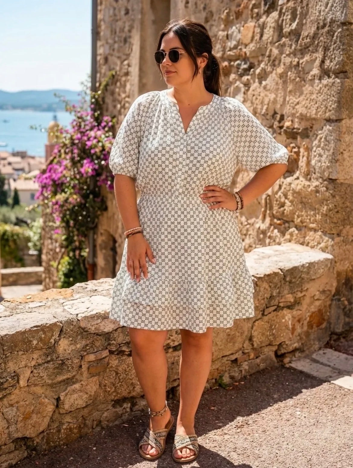 The Georgia Dress  ( khaki)