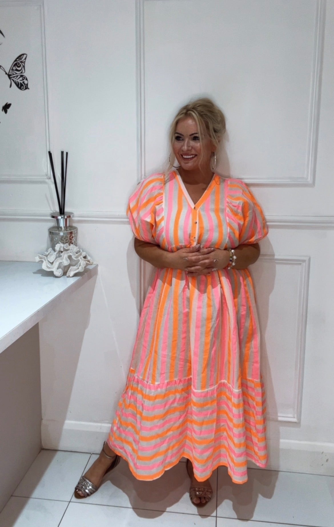 The Sadie ( pink & orange )