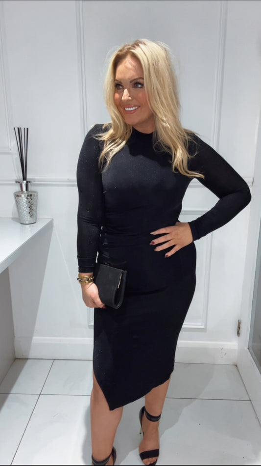 The Remington Dress Jet Black