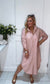 The Arla Shirt Dress ( blush)