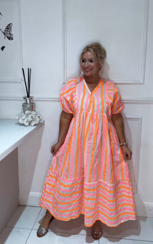 The Sadie ( pink & orange )