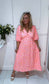 The Phoebe Dress (pink & fluorescent yellow)
