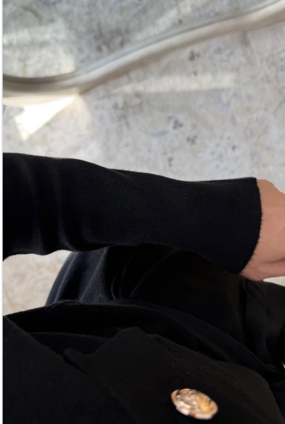 The Jodie Co ord in black