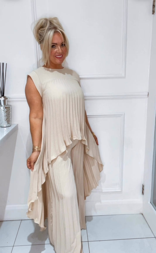 The Tanya  Co-ord Beige