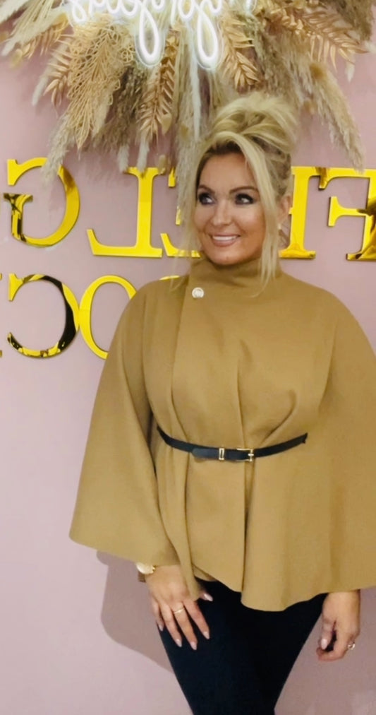 Tanya cape coat