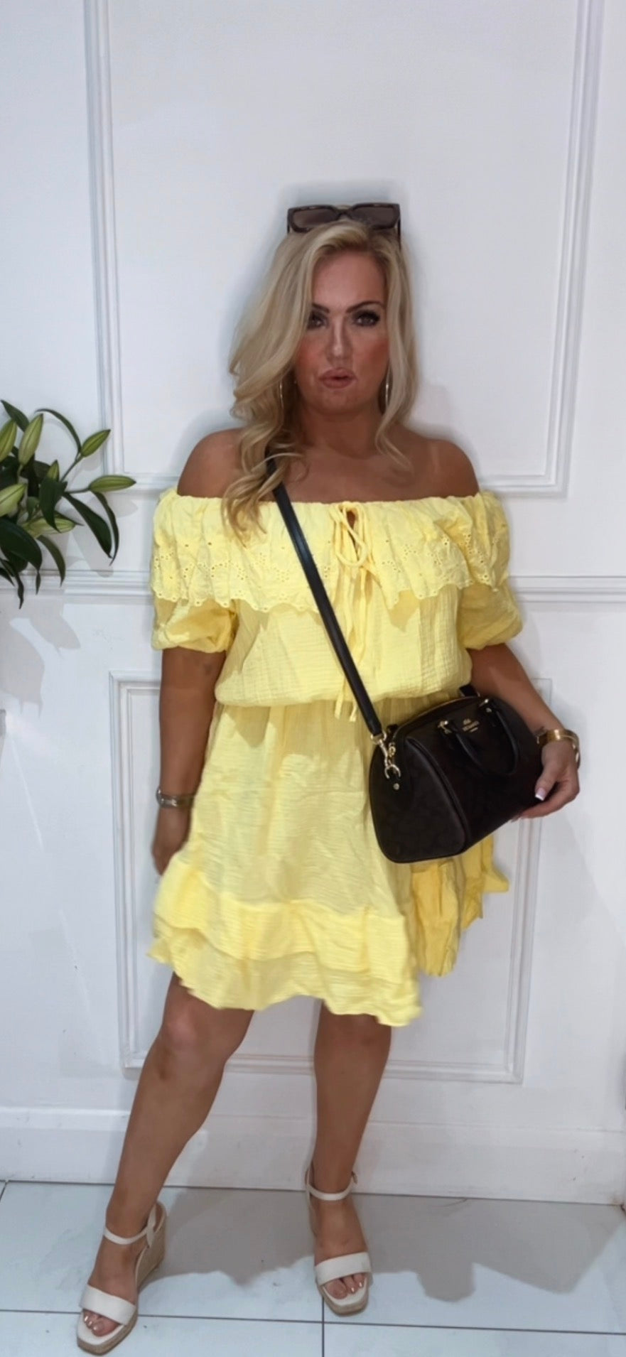 The Ludavika Dress (yellow)