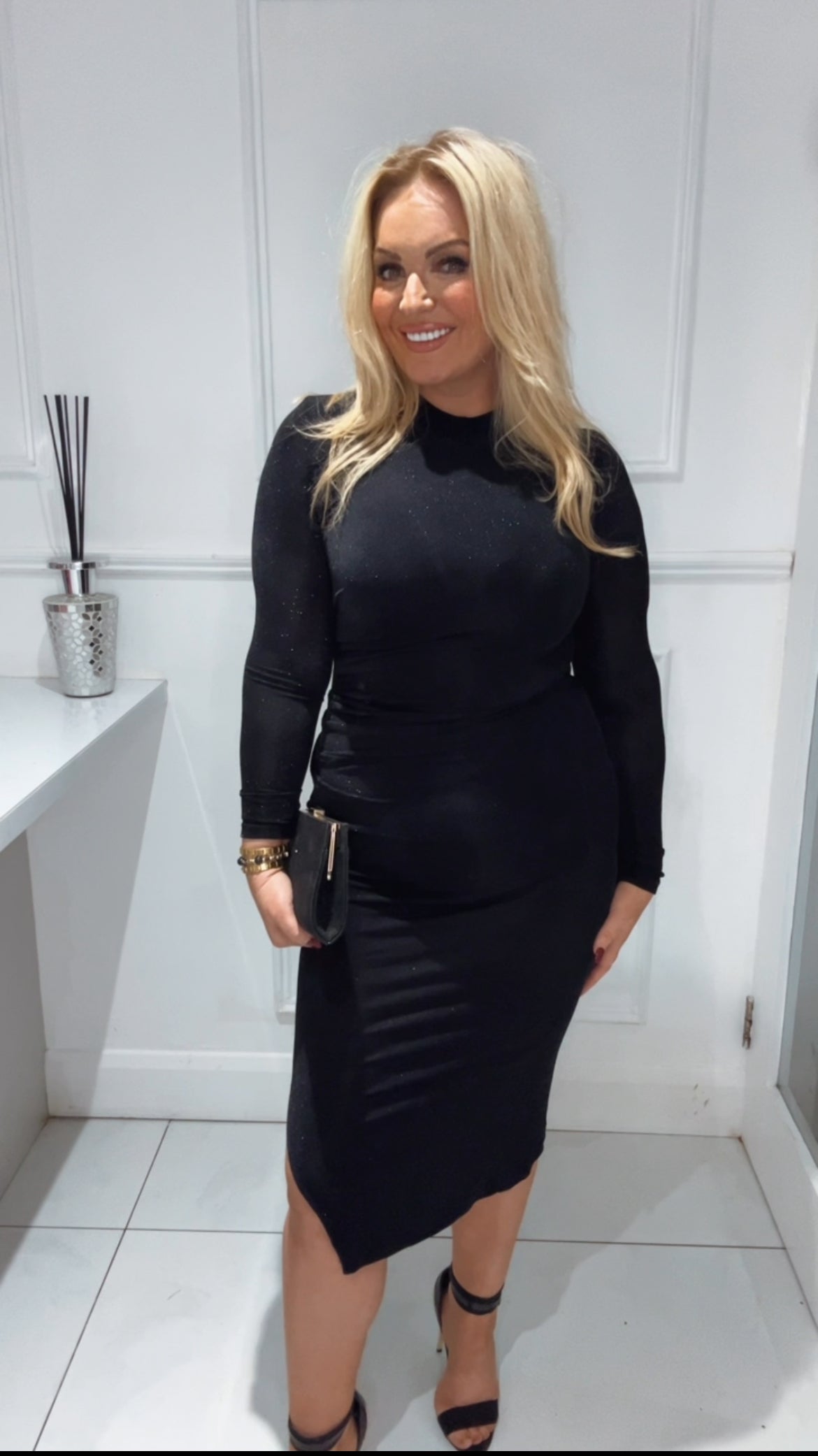 The Remington Dress Jet Black