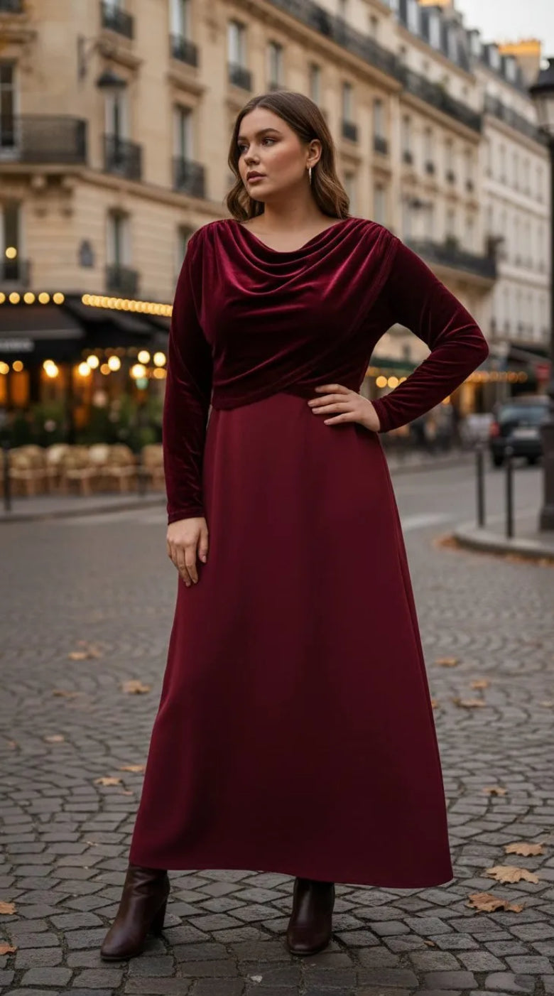 The Nadia long evening dress