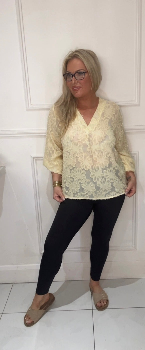 The Jessie Blouse (yellow)