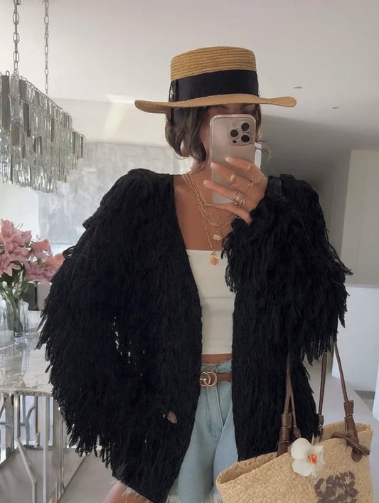The Coco Cardigan (Black)