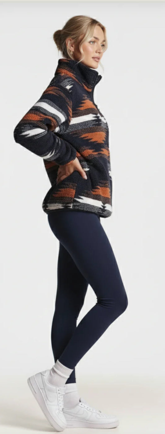 Santana Abstract Fleece